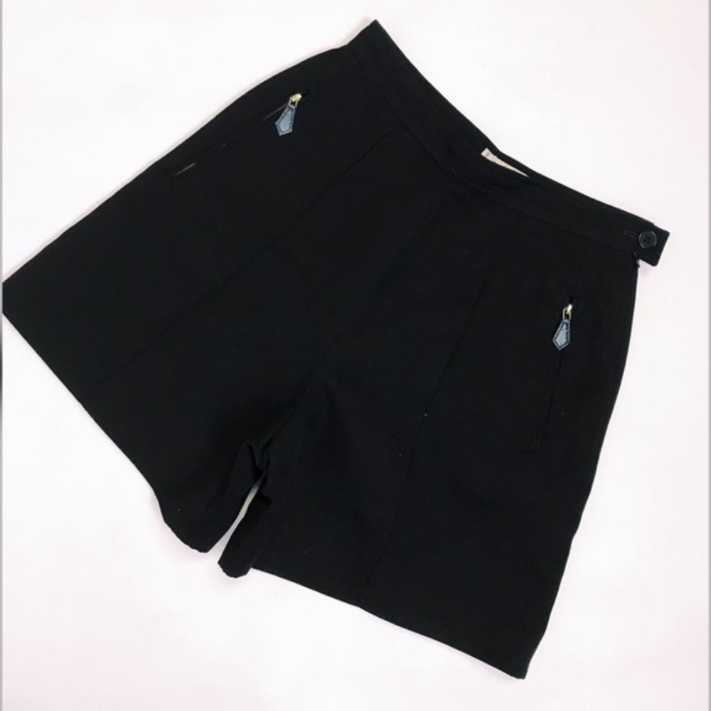 Hermès Paris High Waist zip Detail Shorts